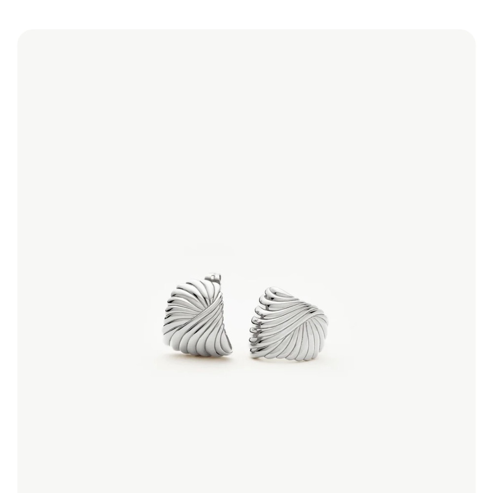 Missoma ripple stud earrings